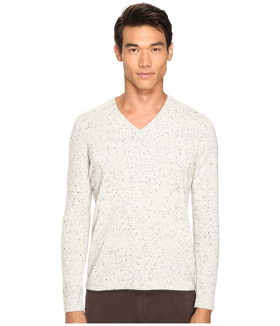 Billy Reid Cashmere V-Neck (Light Grey) Men