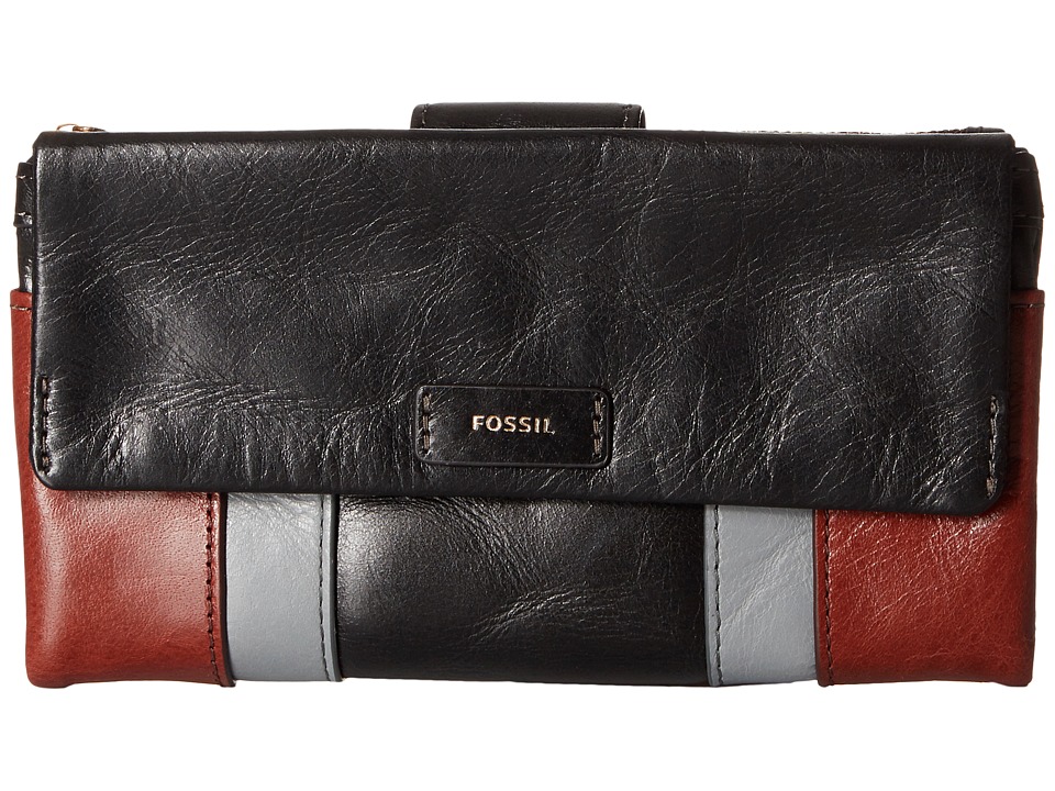 UPC 723764515879 product image for Fossil - Ellis Clutch (Neutral Multi) Clutch Handbags | upcitemdb.com