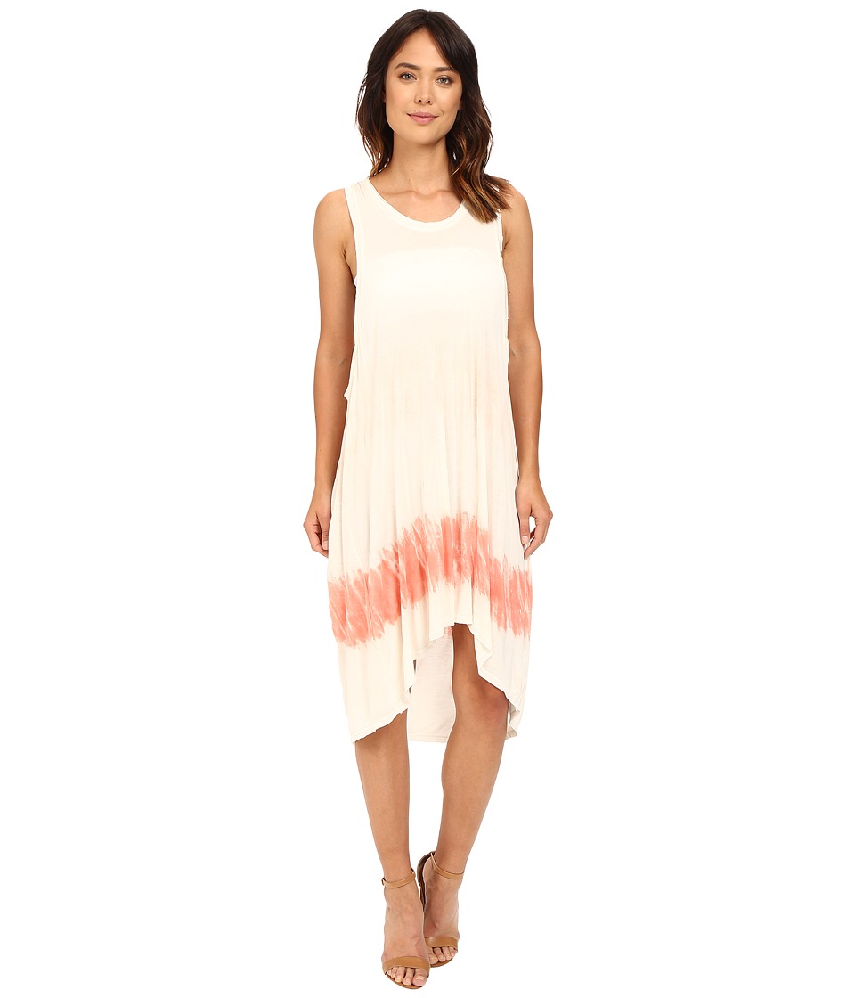 The Beginning Of Chamarel Dip-Dye Dress (Coral Colorway) Women