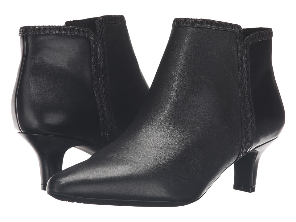 rockport leather booties