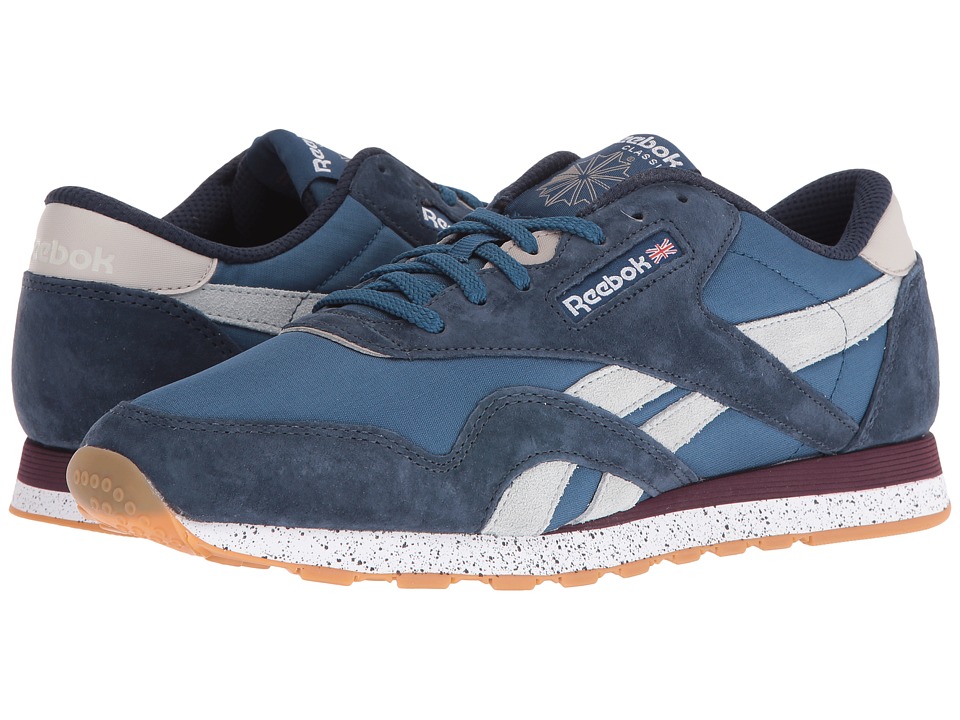 reebok classic nylon navy blue