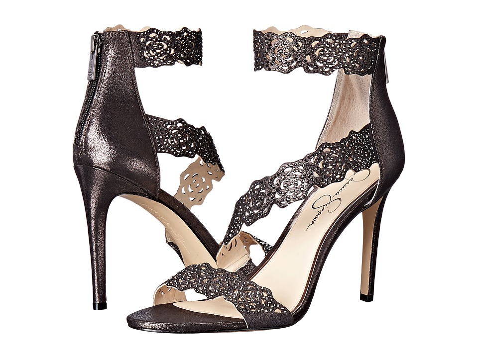 Jessica Simpson Geela (Black/Gunmetal Dusty Metallic) Women