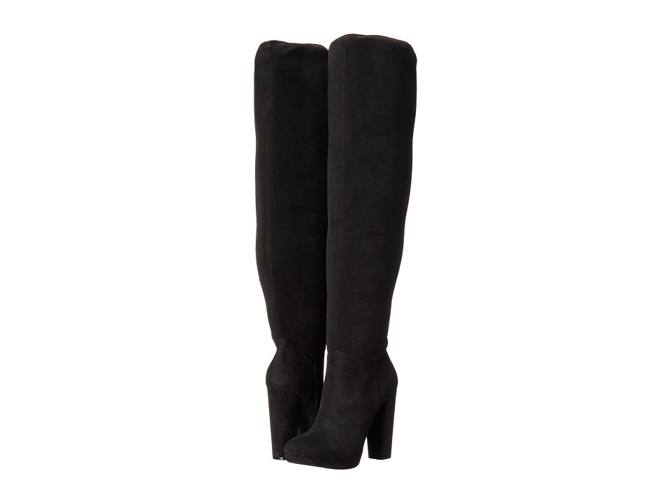 Jessica Simpson Grandie (Black Stretch Microsuede) Women