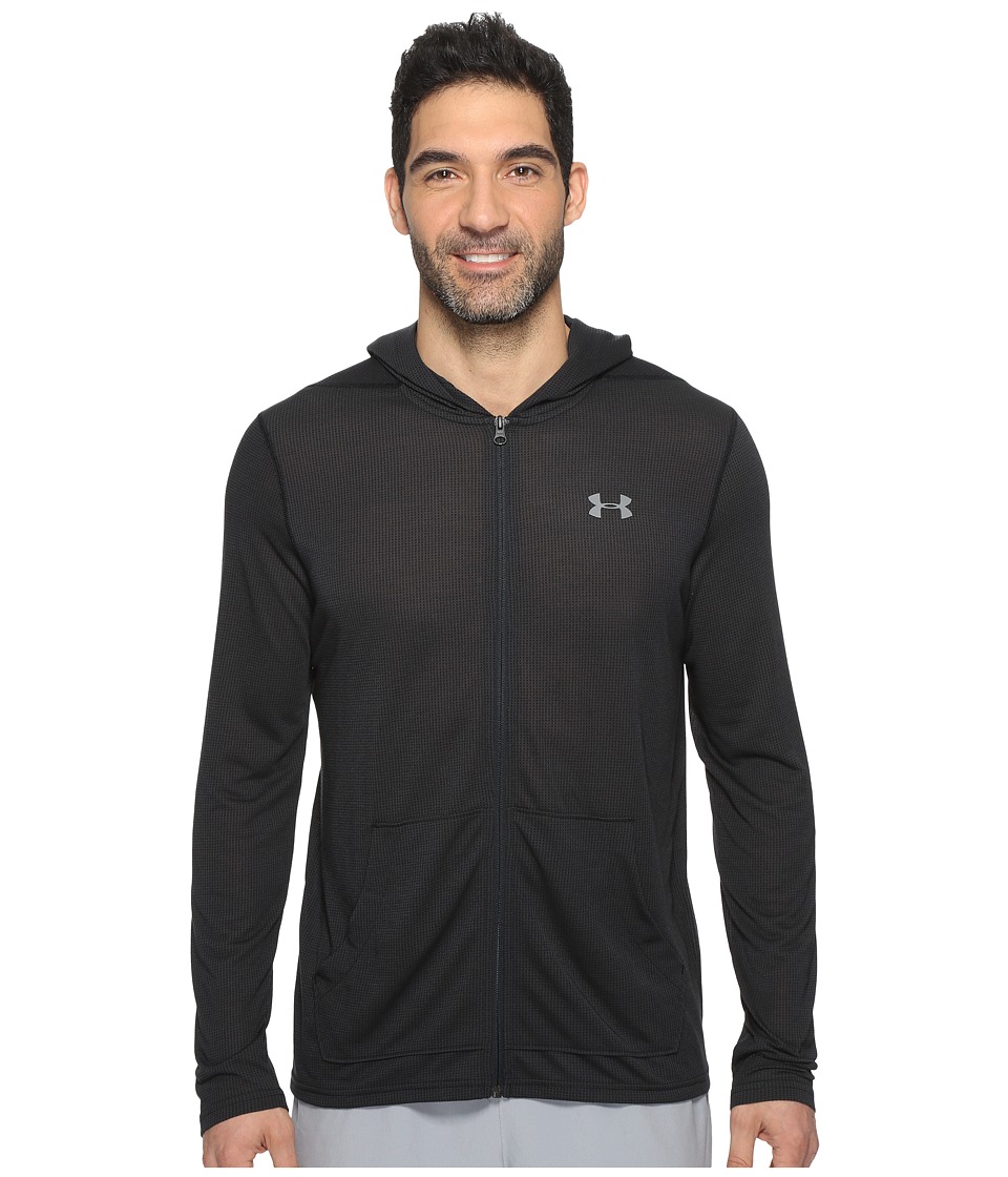 Under Armour UA Threadborne Full Zip Hoodie (Black) Men