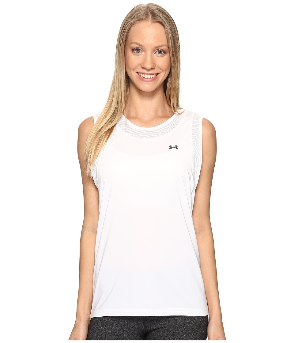 Under Armour Armour Sport Muscle Tank Top (White/White) Women