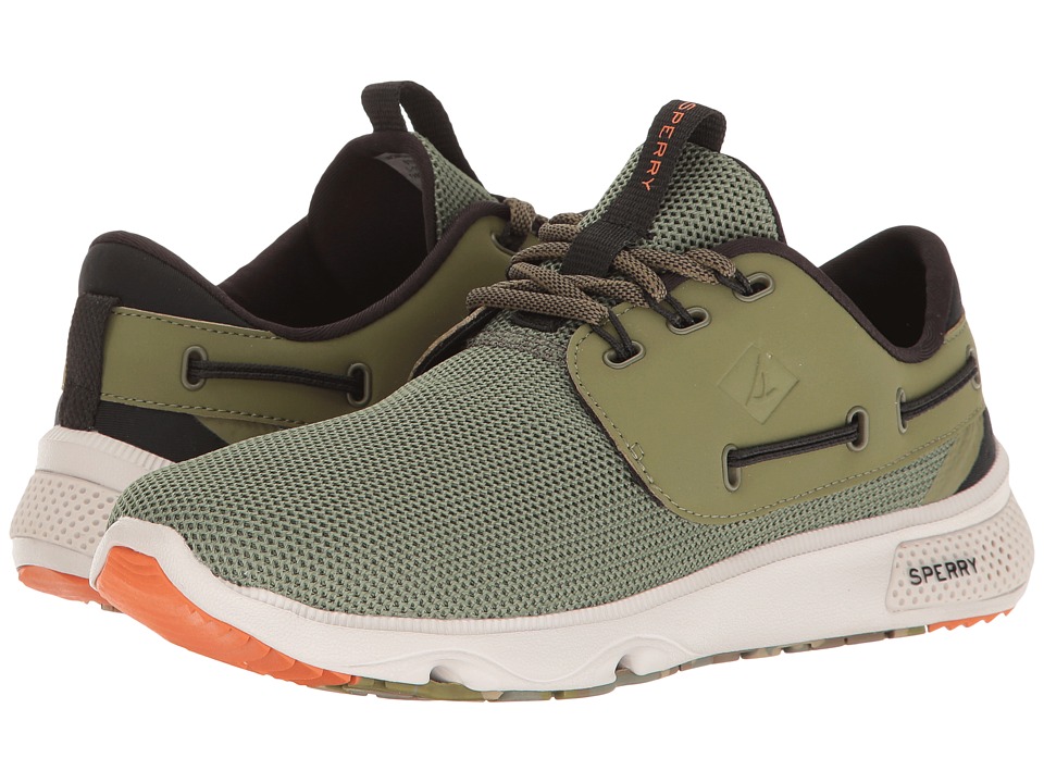 Sperry 7 Seas 3-Eye (Olive Camo) Women