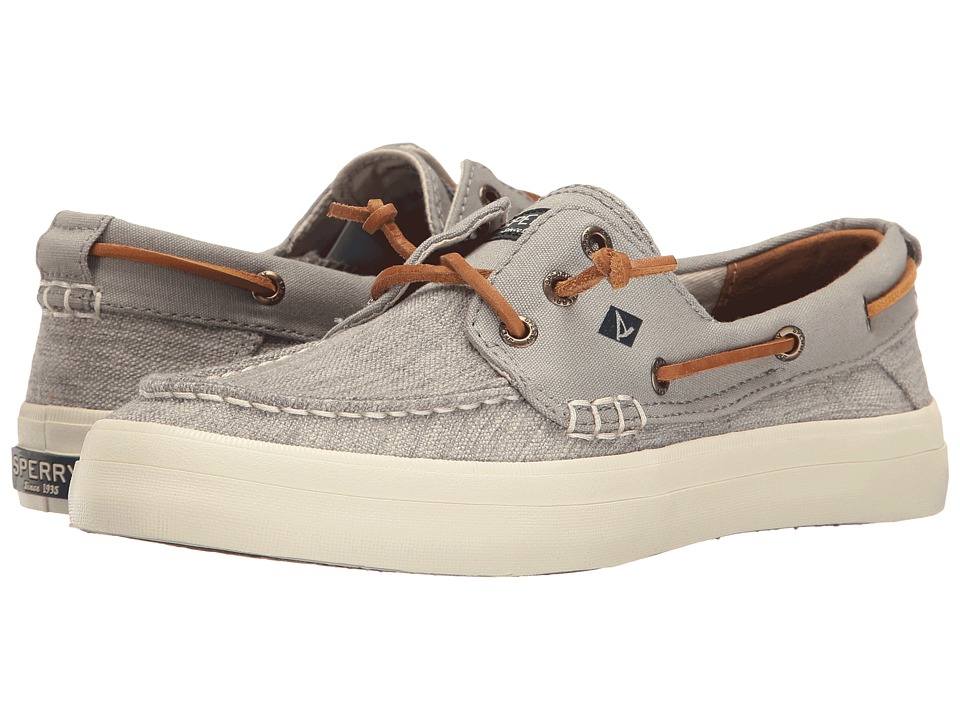 Sperry Crest Resort Canvas Two-Tone (Ivory/Grey) Women
