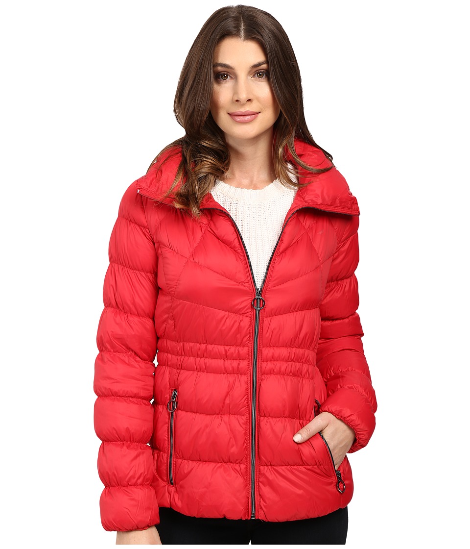 michael kors red women's coat