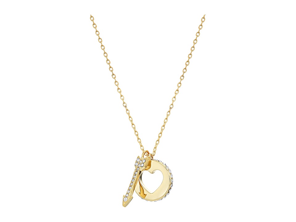 Kate Spade New York - Be Mine Cluster Pendant (Clear/Gold) Necklace