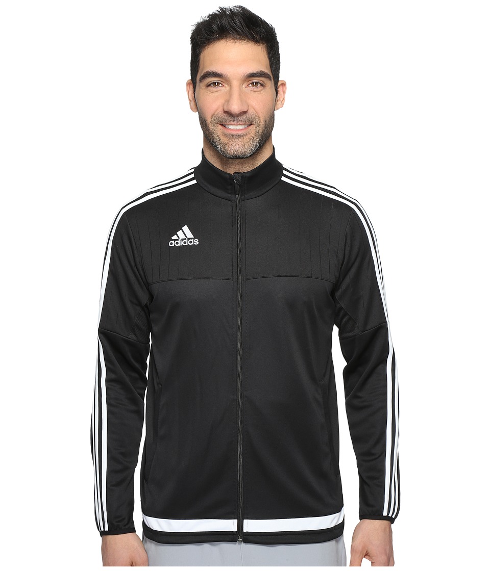 adidas Tiro 15 Training Jacket (Black/White/Black) Men