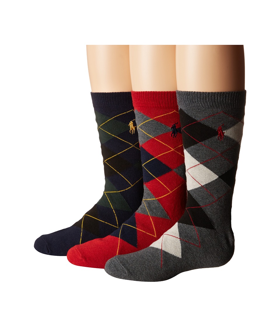 Polo Ralph Lauren - Argyle Slack 3-Pack (Toddler/Little Kid) (Multi 1) Men