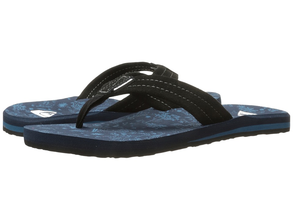 Quiksilver - Carver Suede Art (Black/Blue/Black) Men