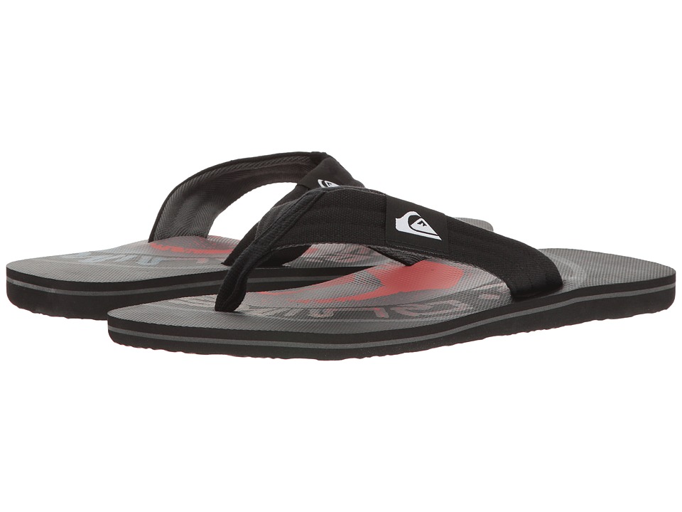 Quiksilver - Molokai Layback (Black/Black/Red) Men