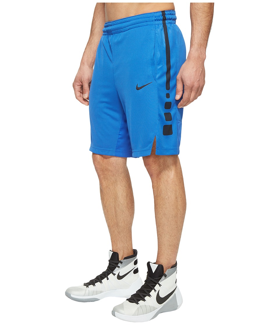 Nike Elite Stripe Basketball Short (Game Royal/Game Royal/Black/Black) Men