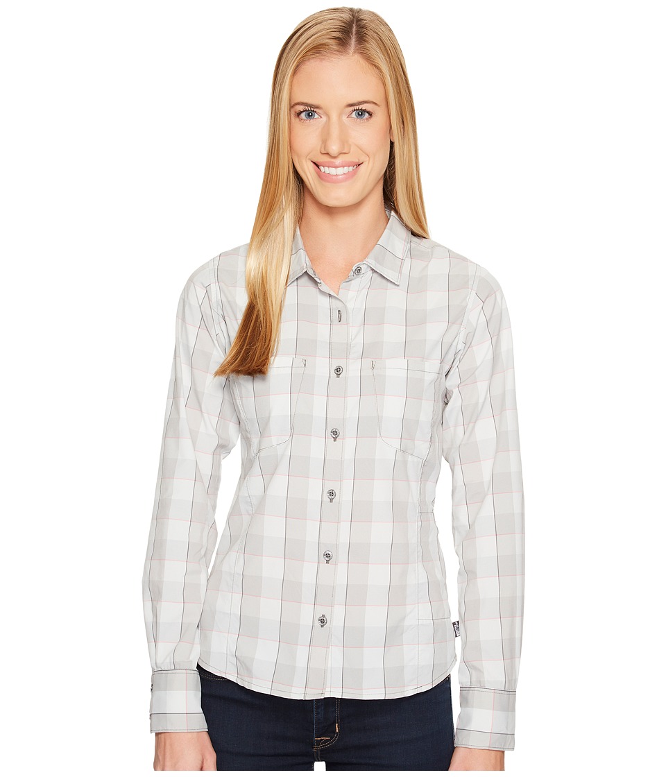 The North Face Long Sleeve Sunblocker Shirt (Zinc Grey Plaid) Women