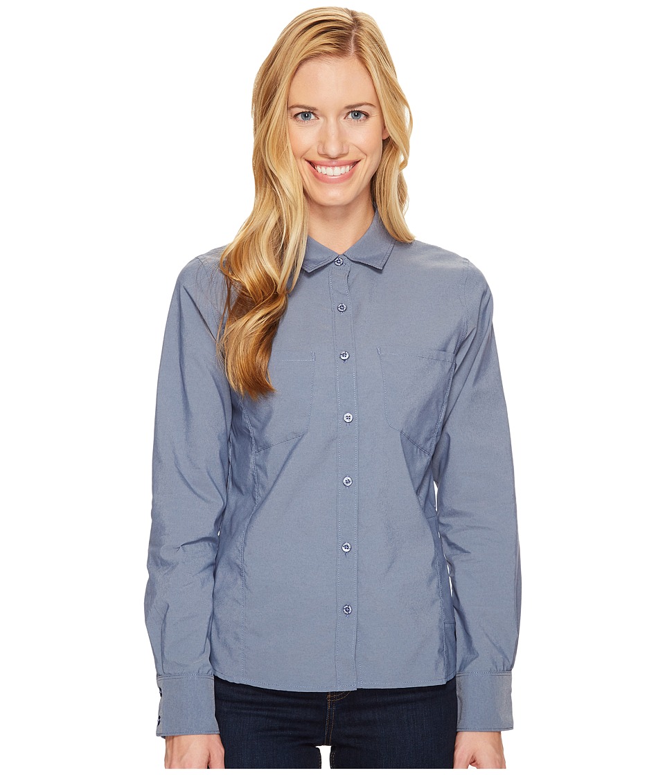 The North Face Long Sleeve Sunblocker Shirt (Shady Blue (Prior Season)) Women