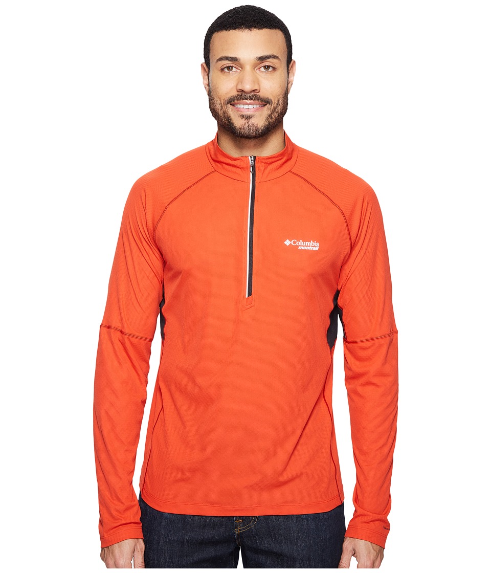 Columbia Titan Ultra Half Zip Shirt (Super Sonic/Black) Men