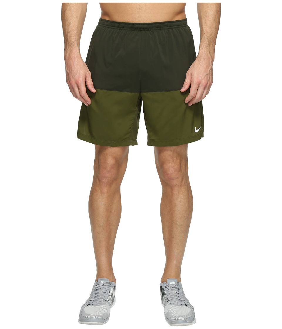 Nike 7 Distance Short (Sequoia/Legion Green/Reflective Silver) Men