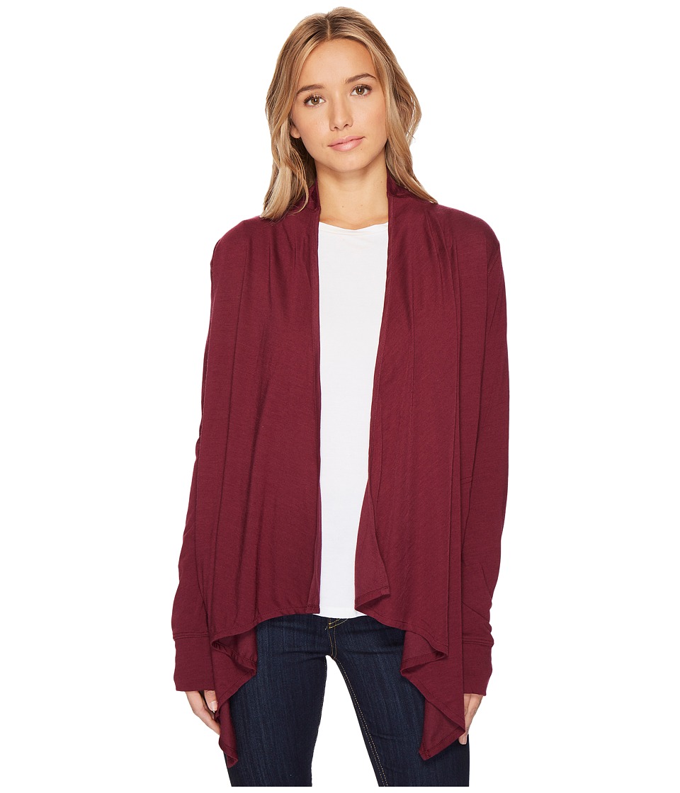 Royal Robbins Merinolux Sweater Wrap (Plum Wine) Women