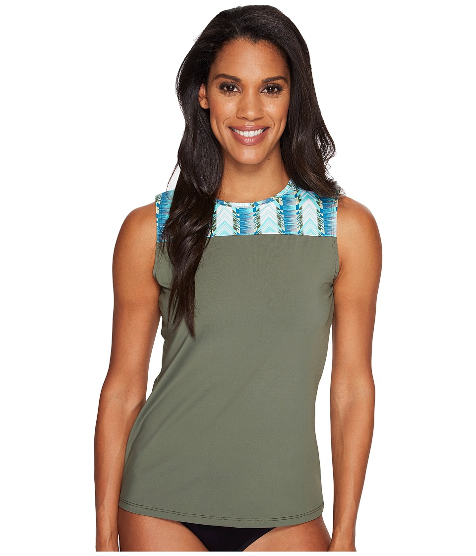 Carve Designs Savannah Rashguard (Reed) Women