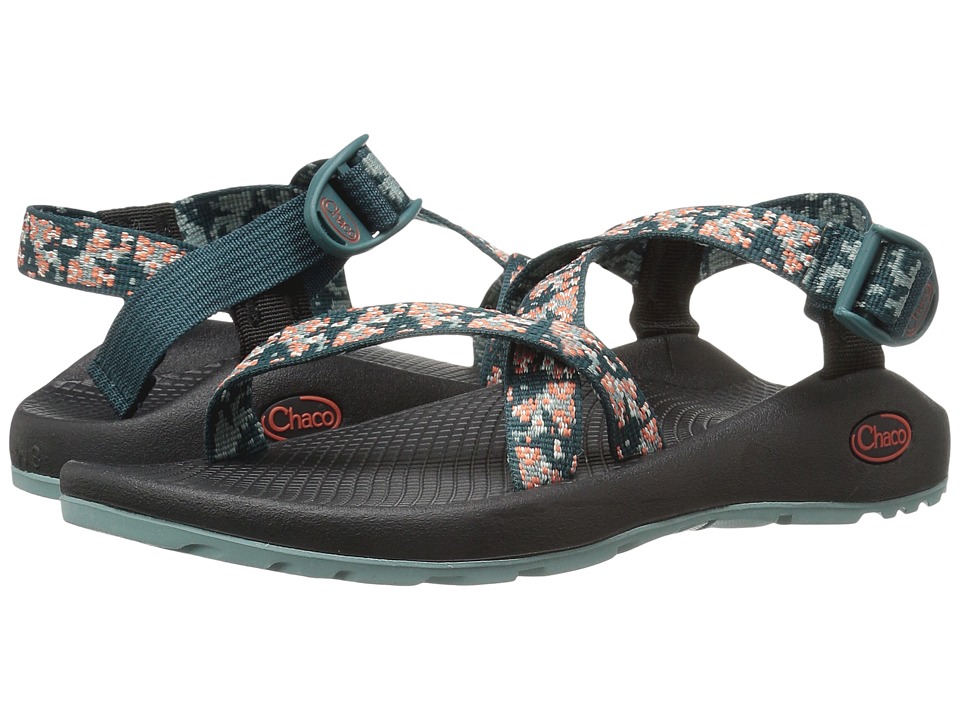 trellis teal chacos