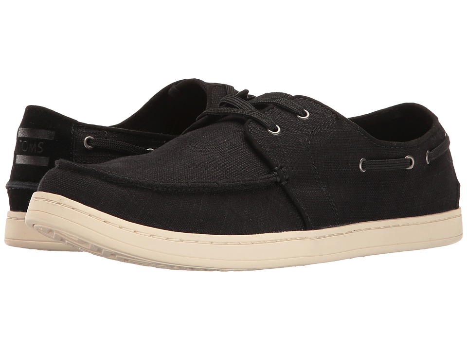 black lace up toms