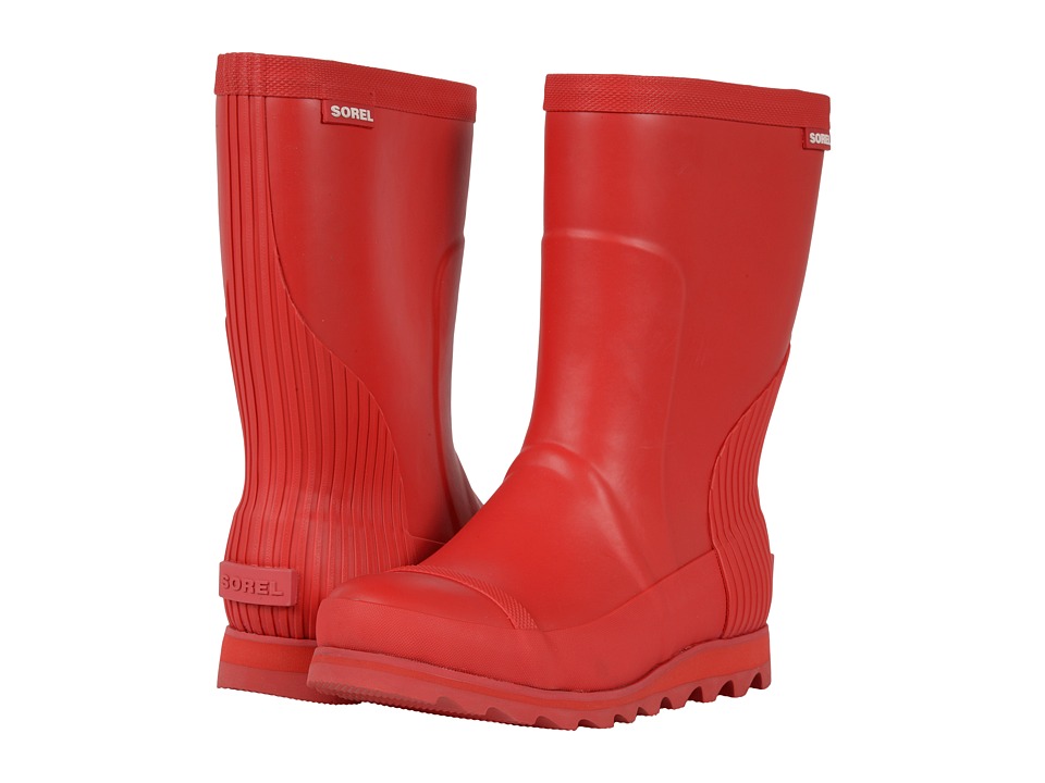 SOREL Joan Rain Short (Burnt Henna/Red Dahlia) Women