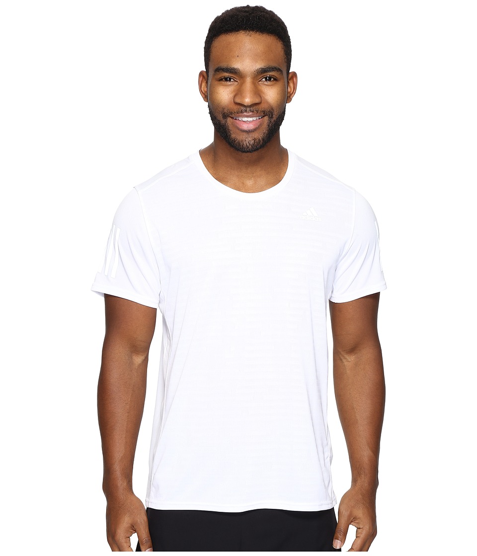 adidas Response Short Sleeve Tee (White) Men