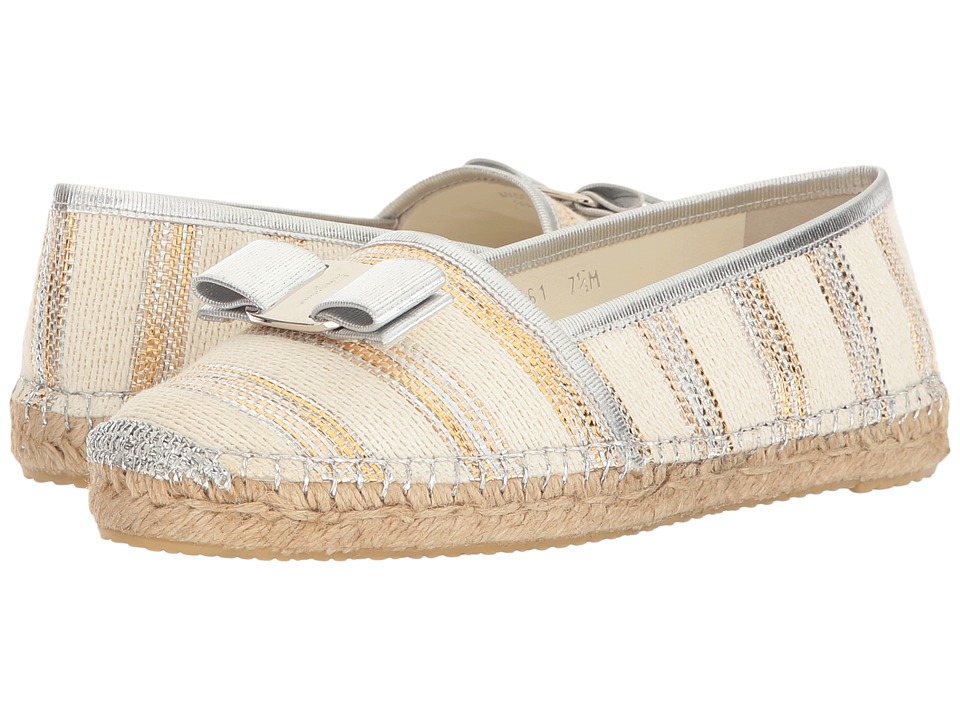 salvatore ferragamo women's sannio espadrille flats
