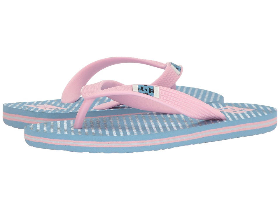 DC Kids Spray Graffik (Little Kid/Big Kid) (Blue/Pink) Girls Shoes