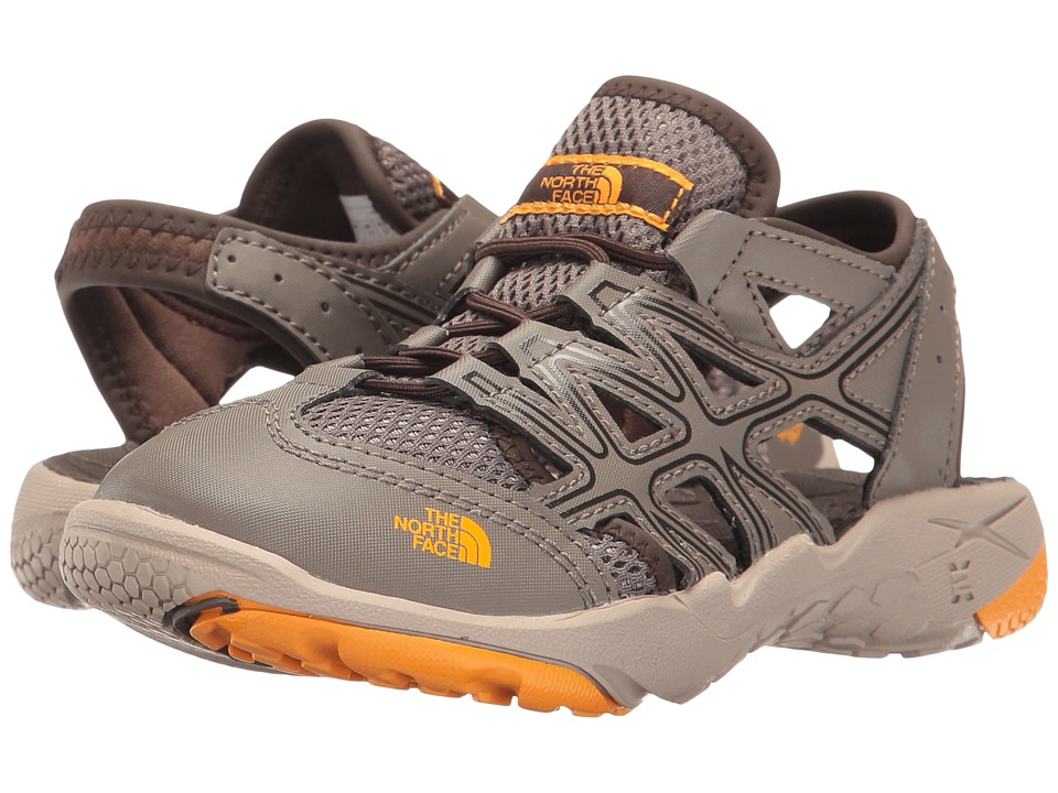 The North Face Kids Hedgehog Sandal II (Toddler/Little Kid/Big Kid) (Falcon Brown/Zinnia Orange) Boys Shoes