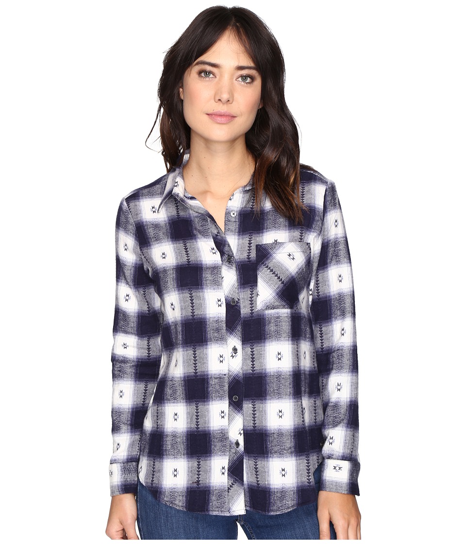 Rip Curl Stardust Flannel Shirt (Navy) Women