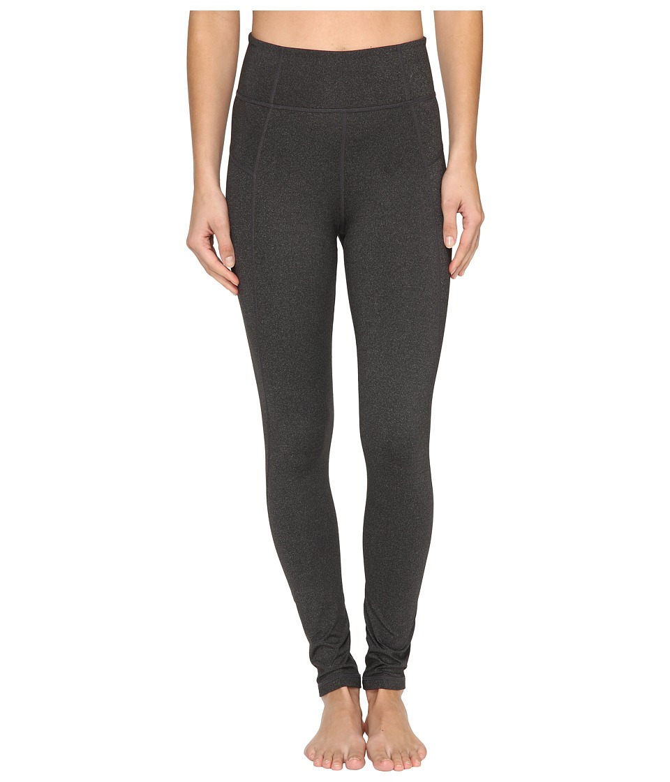 adidas Performer High-Rise Long Tights (Dark Grey Heather/Black) Women