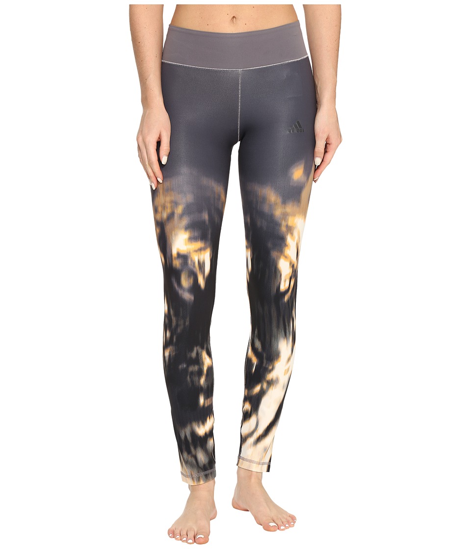adidas Wow Drop 2 Tights (Trace Grey Print/Trace Grey S17) Women