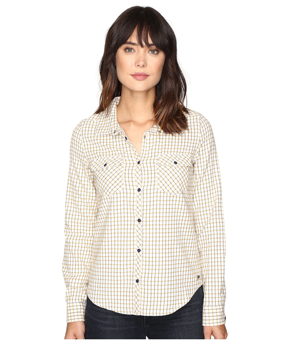 Roxy Squary Cool Long Sleeve Flannel Shirt (Vichy Love Combo Pristine) Women