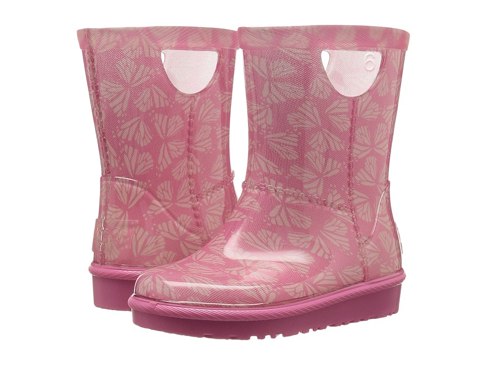 UGG Kids Rahjee Butterflies (Toddler/Little Kid) (Pink Azalea) Girls Shoes