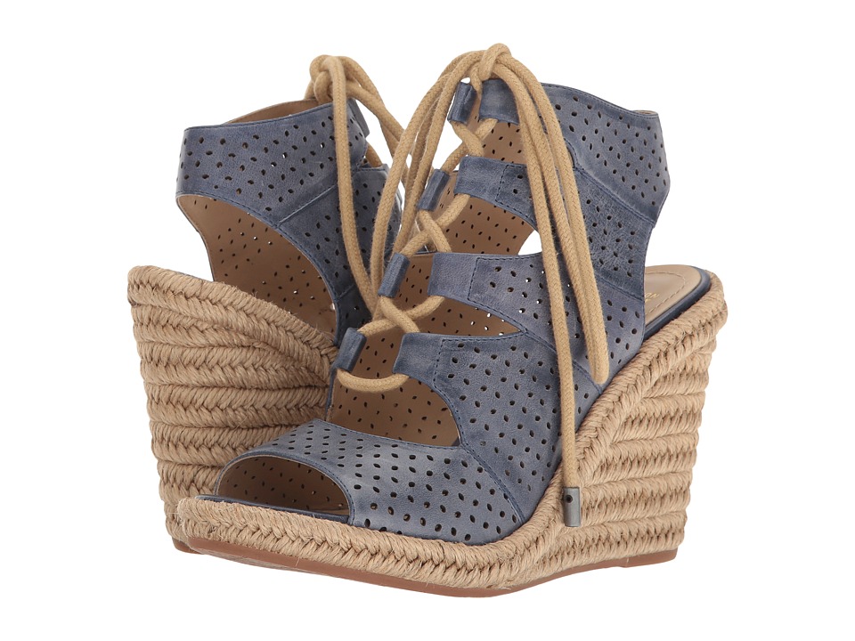 Johnston & Murphy Mandy (Blue Italian Waxy Leather) Women
