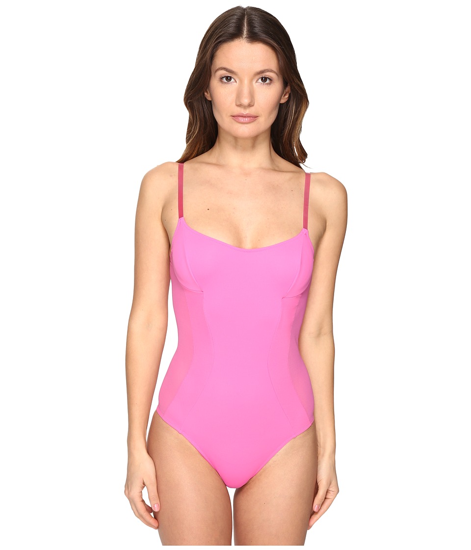 La Perla Plastic Dream One Piece w/ Wire (Dark Pink) Women