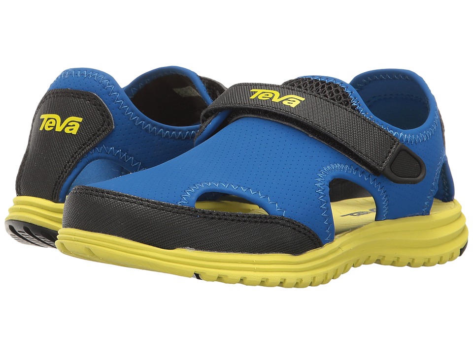 Teva Kids Tidepool Sport (Little Kid) (Blue/Lime) Boys Shoes