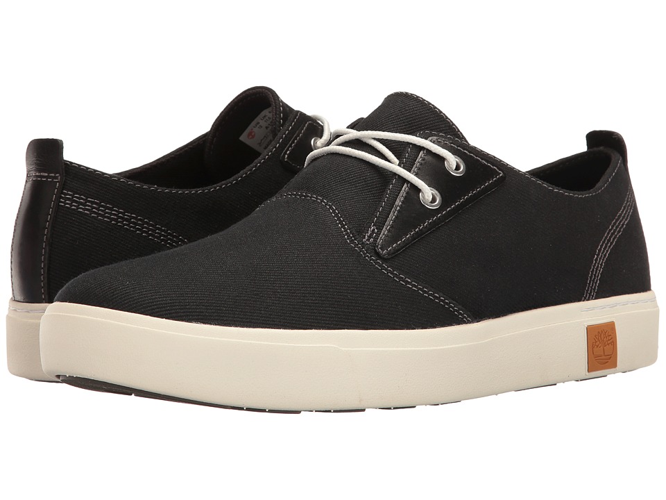 black canvas oxfords