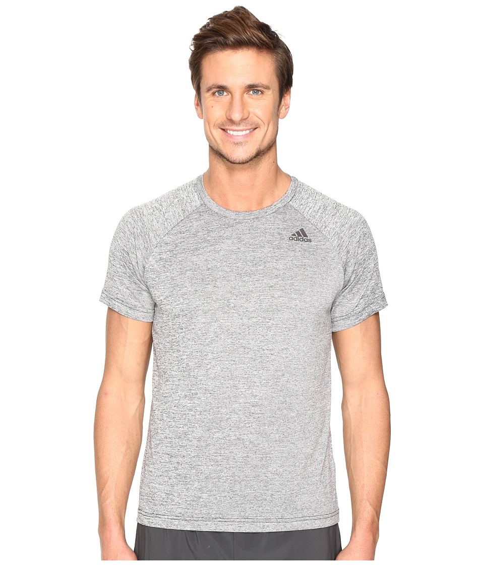 adidas Designed-2-Move Heather Tee (Black) Men