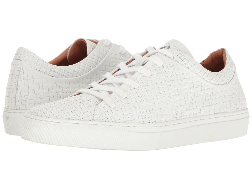 Aquatalia Alaric (White Embossed Calf) Men