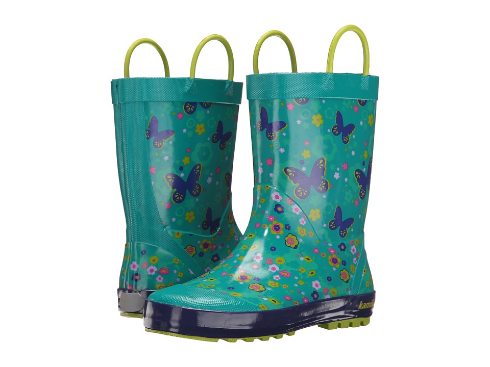 Kamik Kids Flutter (Little Kid) (Teal) Girls Shoes