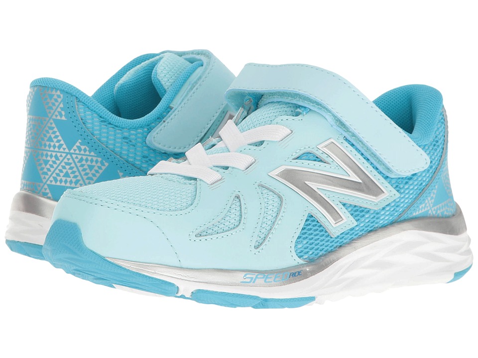 New Balance Kids 790v6 (Little Kid) (Blue/Silver) Girls Shoes