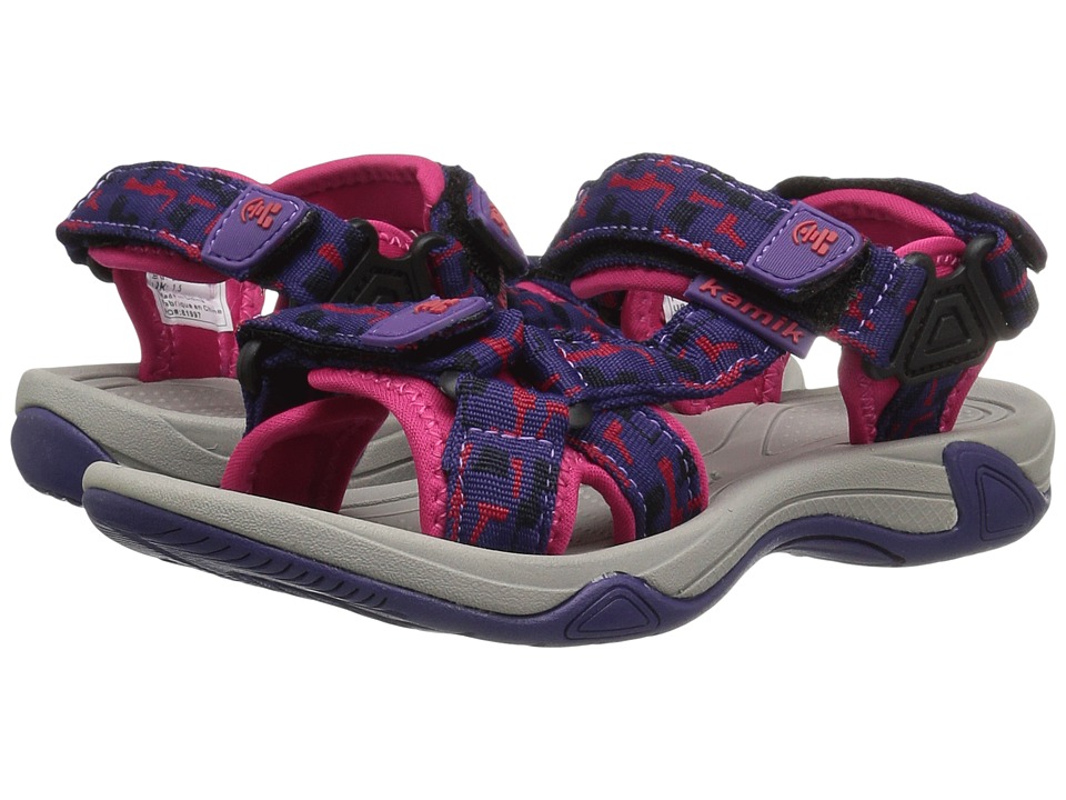 Kamik Kids Lowtide 2 (Little Kid/Big Kid) (Purple) Girls Shoes