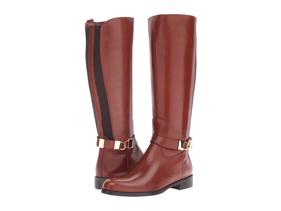 Massimo Matteo Flat Calf Locket Boot (Cuoio) Women