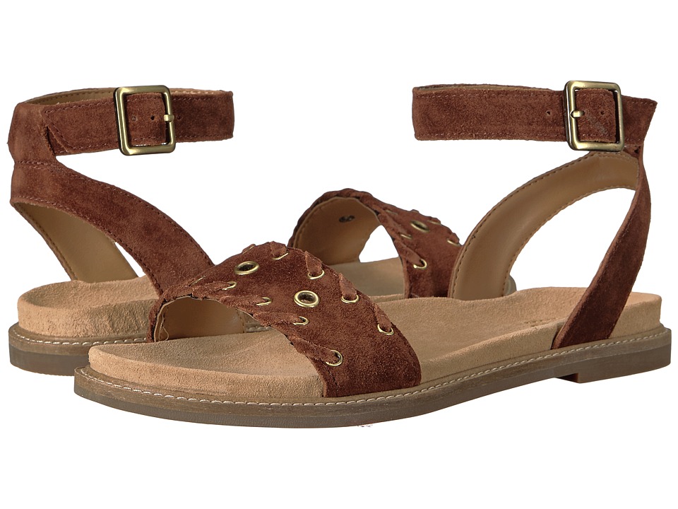 Clarks Corsio Amelia (Dark Tan Suede) Women