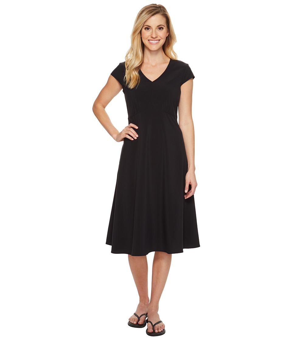 ExOfficio Kizmet Cap Sleeve Dress (Black) Women