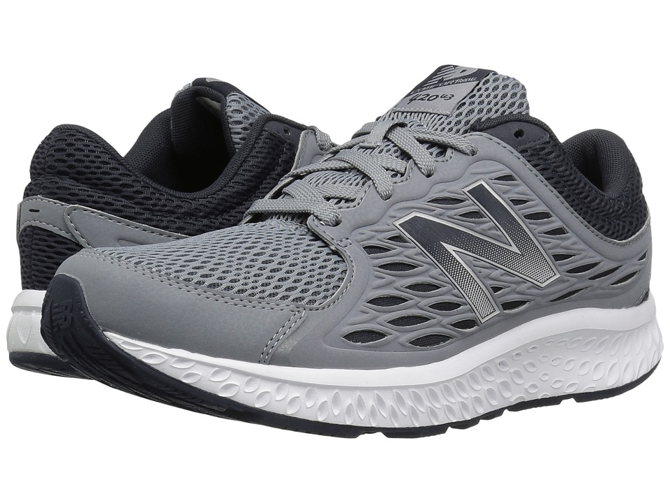 new balance men's 420v3 shoes black with grey & silver new balance men's 420v3 shoes black with grey & silver