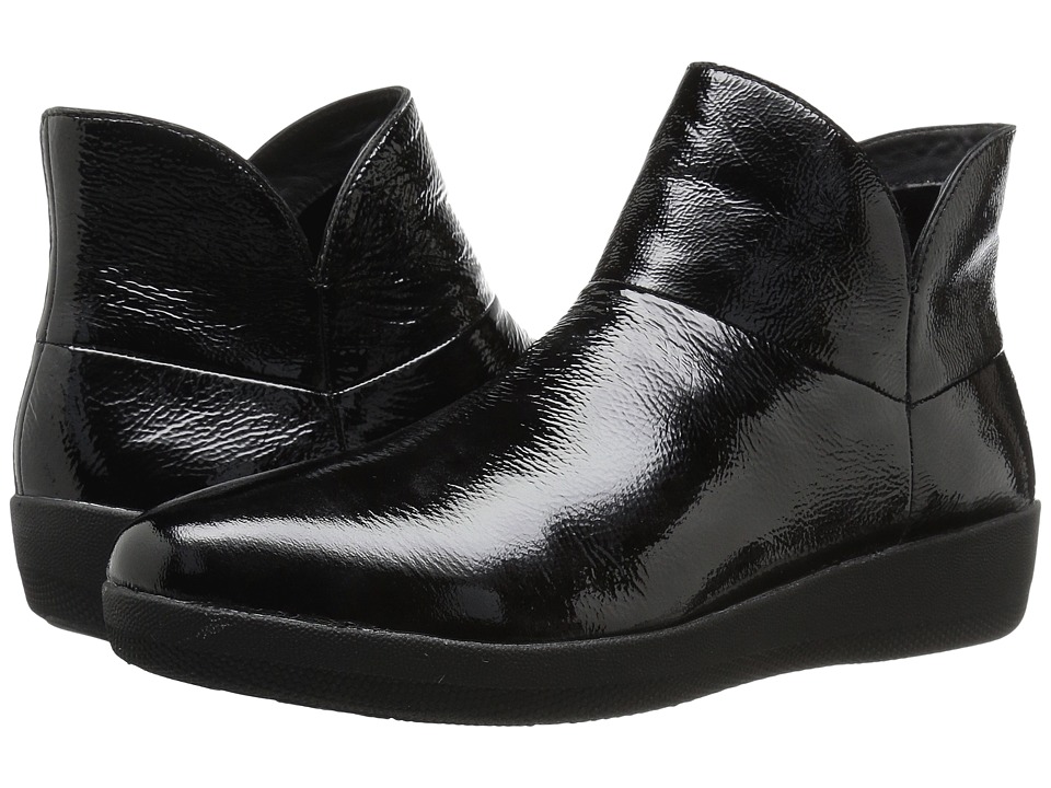 FitFlop Supermod Leather Ankle Boot (Black 2) Women